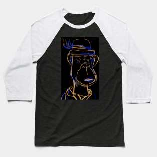 the snob ape monkey ecopop art Baseball T-Shirt